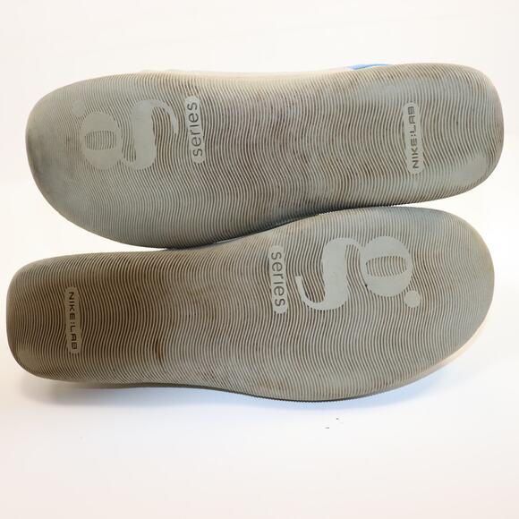 NikeLab G Series Metallic Silver Blue Flats Size 6.5 - Picture 5 of 6